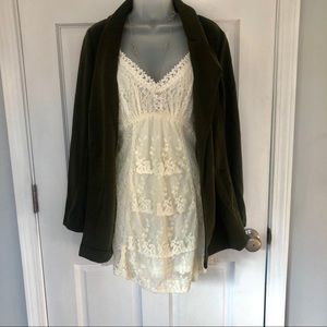 Hawthorn Olive Green Double Breasted Jacket.